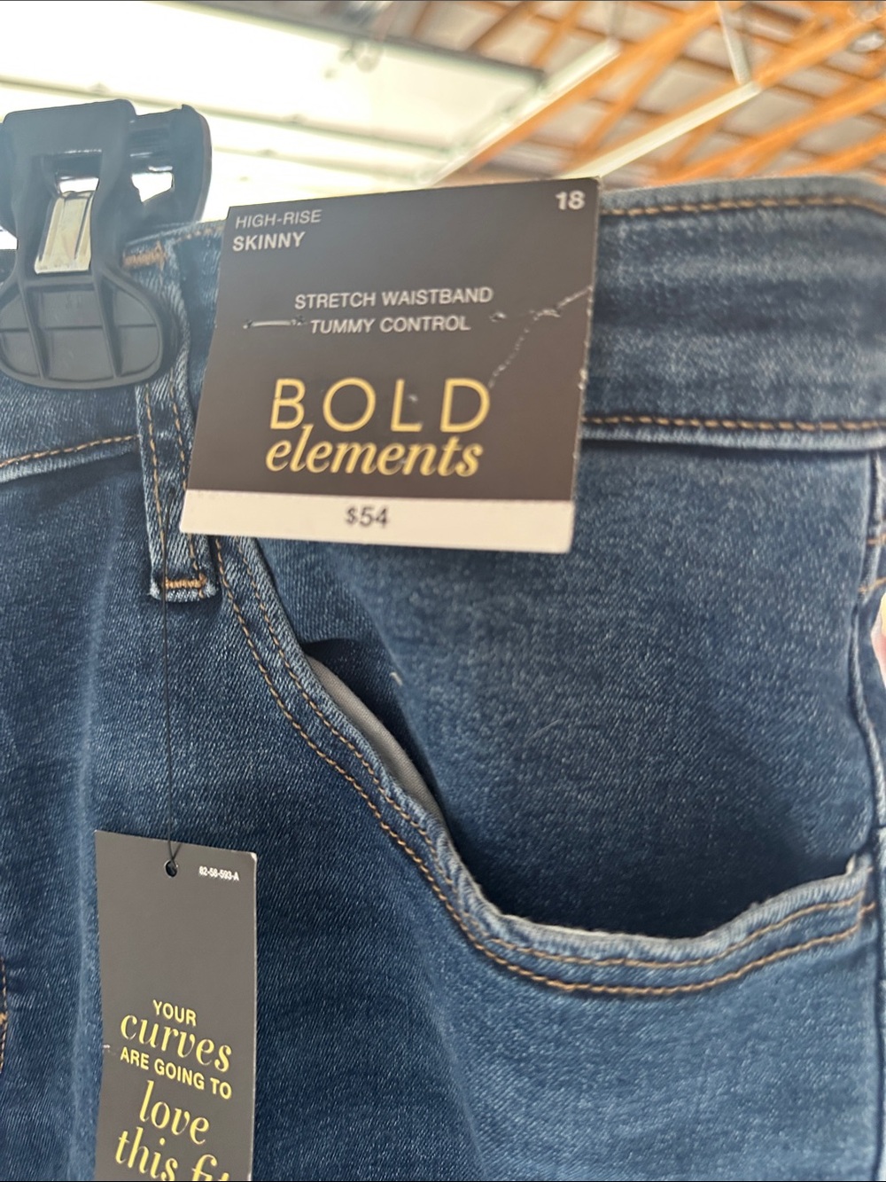 NWT Bold Elements Skinny Jeans size 18 women’s - Picture 7 of 7